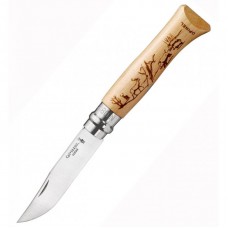 Нож OPINEL 8VRI "Олень и кабаны"