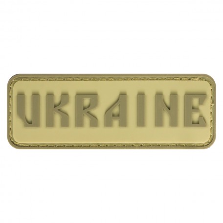 Шеврон резиновый на липучке P1G-Tac "Ukraine"