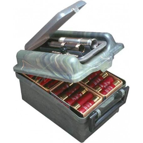 Коробка пластмассовая MTM SW-100 на 100 патронов кал. 12/76. Цвет – камуфляж.