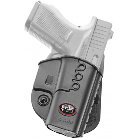 Кобура Fobus для Glock 43 з поясним фіксатором