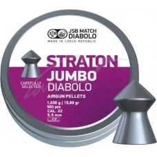 Кулі пневматичні JSB Diabolo Straton Jumbo. Кал. 5.5 мм. Вага - 1.03 г. 500 шт/уп
