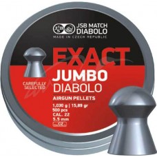 Кулі пневматичні JSB Exact Jumbo. Кал. 5.5 мм. Вага - 1.03 г. 250 шт/уп
