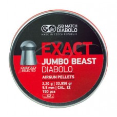 Кулі пневматичні JSB Exact Jumbo Beast. Кал. 5.52 мм. Вага - 2.20 г. 150 шт/уп