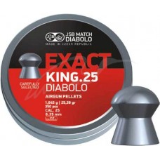 Кулі пневматичні JSB Exact King. Кал. 6.35 мм. Вага - 1.64 г. 150 шт/уп
