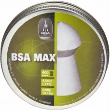 Пули пневматические BSA Max. Кал. - 4,5 мм. Вес - 0,68 г. 400 шт/уп