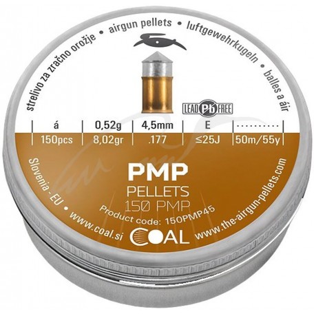 Кулі пневматичні Coal PMP кал. 4.5 мм 0.52 г 150 шт/уп