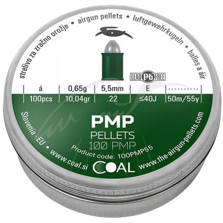 Кулі пневматичні Coal PMP кал. 5.5 мм 0.65 г 100 шт/уп