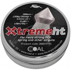 Пули пневматические Coal Xtreme HT. Кал. 5.5 мм. Вес - 1.35 г. 200 шт/уп