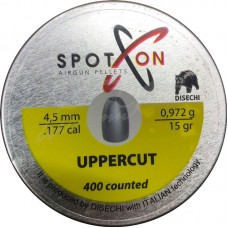 Пули пневматические Spoton Upper Сut кал. 4,5 мм. Вес - 0,972 г. 400 шт/уп