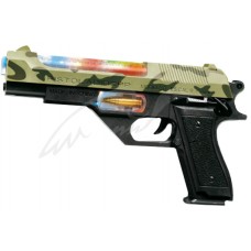 Пистолет свето-звуковой ZIPP Toys Пустынный орел. Цвет - камуфляж