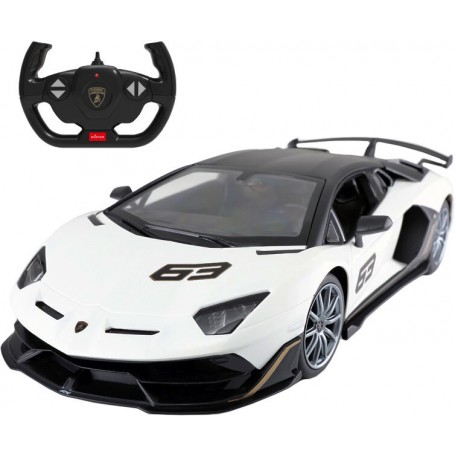 Машинка Rastar Lamborghini Aventador SVJ (96070) на радіокеруванні. 1:14. Колір: білий