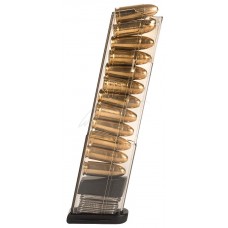 Магазин ETS для Glock 43 ц: прозрачный. Емкость - 12 патронов.
