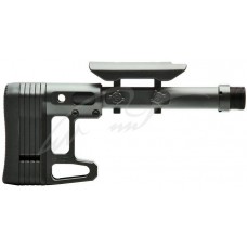 Приклад MDT Skeleton Rifle Stock LITE. Материал - алюминиевый сплав 6061-Т6. Цвет - черный