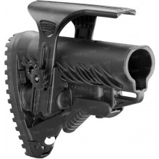 Приклад FAB Defense GLR-16 CP с регулируемой щекой для AR15/M16. Цвет - черный