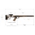 Купить Ложа MDT HS3 для Remington 700 LA FDE от производителя MDT в интернет-магазине alfa-market.com.ua  