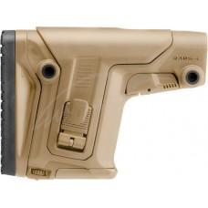 Приклад FAB Defense RAPS-С с регулируемой щекой и затыльником без трубы. Цвет - песочный