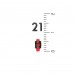 Купить Мушка MEGAline 180/21 D.3 Цвет - красный от производителя MEGAline в интернет-магазине alfa-market.com.ua  