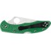 Купить Нож Spyderco Delica4 Flat Ground Green от производителя Spyderco в интернет-магазине alfa-market.com.ua  