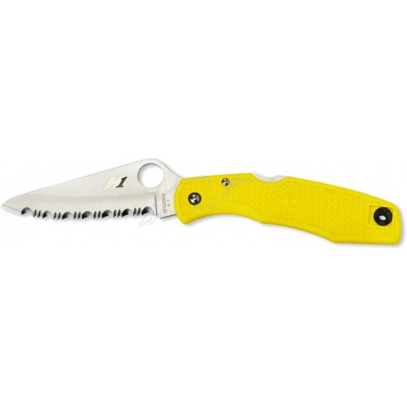 Ніж Spyderco Pacific Salt Yellow serrated