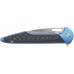 Купить Нож Artisan Archaeo Titanium Blue от производителя Artisan в интернет-магазине alfa-market.com.ua  