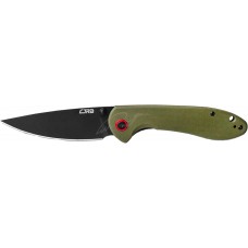 Нож CJRB Fieldspar Black Blade Green