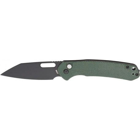 Ніж CJRB Pyrite Wharncliffe BB Micarta Green