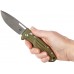Купить Нож Fox New Smarty Spear Point OD Green от производителя Fox в интернет-магазине alfa-market.com.ua  