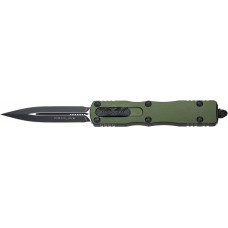 Нож Microtech Dirac DE Black Blade. Цвет: olive green
