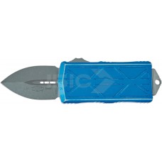 Нож Microtech Exocet Double Edge Stonewash. Distressed blue