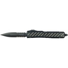 Нож Microtech Makora Double Edge Black Blade Signature Series