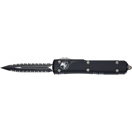 Ніж Microtech Ultratech Double Edge Black Blade FDS серрейтор