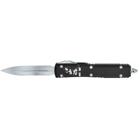 Нож Microtech Ultratech Double Edge Signature Series Steamboat Willie Black