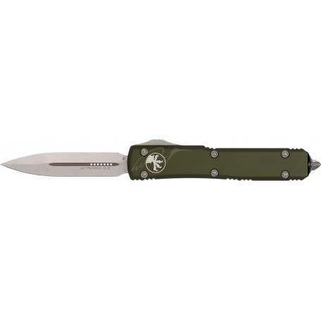 Нож Microtech Ultratech Double Edge Stonewash. Цвет: od green