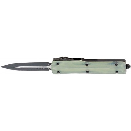 Нож Microtech UTX-70 Double Edge Black Blade Jade Green Signature Series