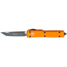 Нож Microtech UTX-70 Tanto Point Black Blade. Ц: orange