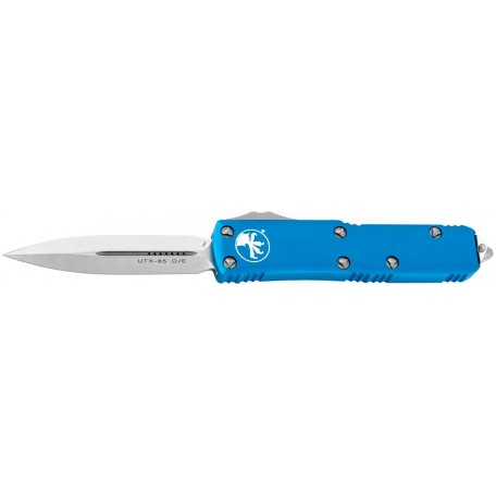 Ніж Microtech UTX-85 Double Edge Stonewash Blue