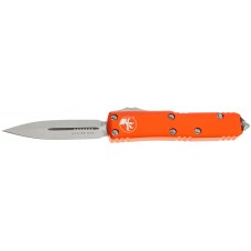 Нож Microtech UTX-85 Double Edge Stonewash Orange