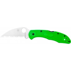 Нож Spyderco Salt 2 Wharncliffe LC200N green серрейтор