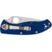Купить Нож Spyderco Tenacious blue полусеррейтор от производителя Spyderco в интернет-магазине alfa-market.com.ua  