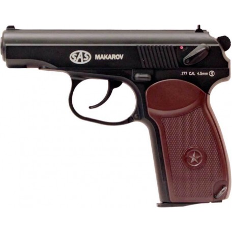 Пістолет пневматичний SAS Makarov BB кал. 4.5 мм. Корпус - метал