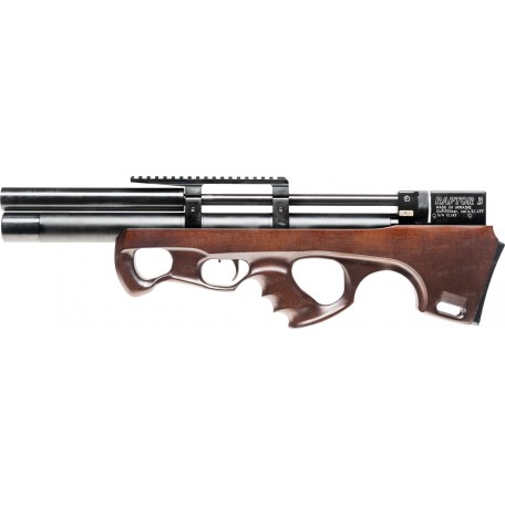 Гвинтівка пневматична Raptor 3 Compact Plus PCP кал. 4,5 мм. Колір - коричневий (чохол в комплекті)