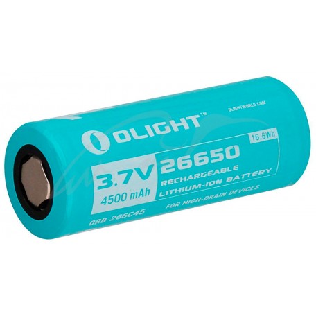 Аккумуляторная батарея Olight 26650 3.7V 4500mAh для R50