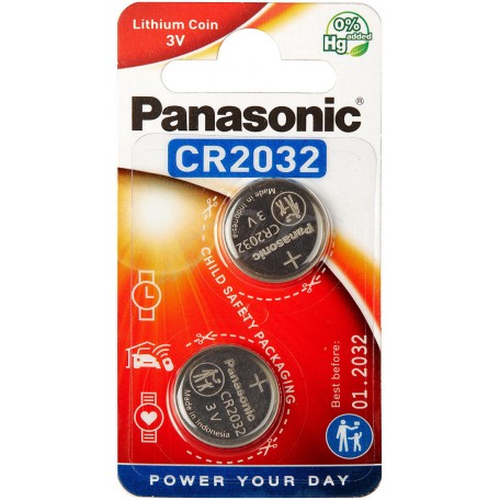 Батарея Panasonic CR 2032 BLI 2 LITHIUM