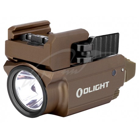 Ліхтар з ЛЦВ Olight Baldr Mini Desert Tan. Зелений ЛЦВ