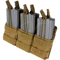 Подсумок Condor Triple Stacker M4 Mag Pouch. Coyote brown