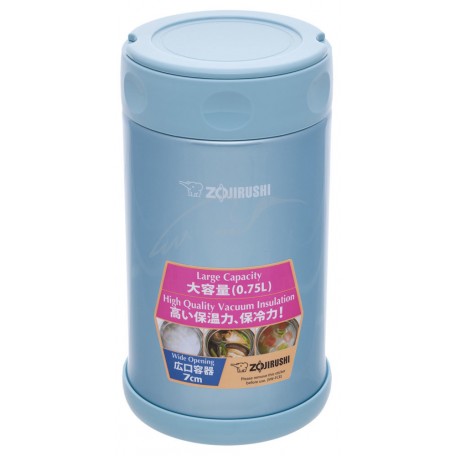 Пищевой термоконтейнер ZOJIRUSHI SW-FCE75AB 0.75 л ц:голубой