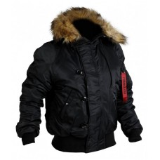 Куртка зимняя Chameleon Аляска N-2B чёрная