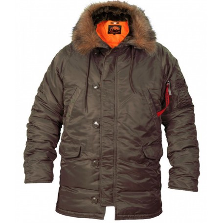 Куртка зимняя Аляска N-3B Olive