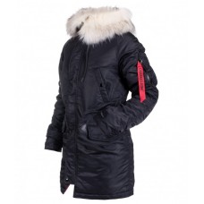 Женская куртка Аляска N-3B Slim Fit Black
