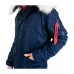 Купить Женская куртка Аляска N-3B Slim Fit Navy от производителя Chameleon в интернет-магазине alfa-market.com.ua  